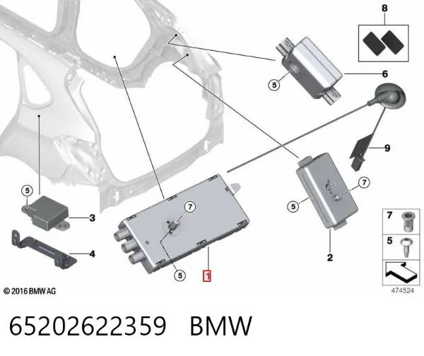  65202622359 BMW