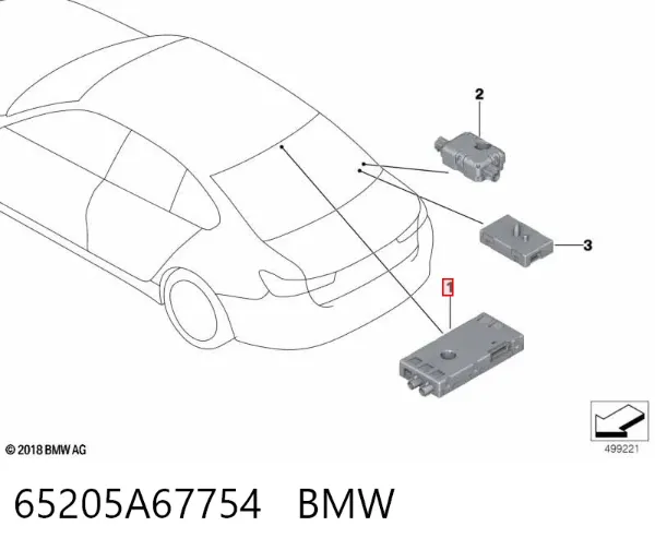  65205A67754 BMW