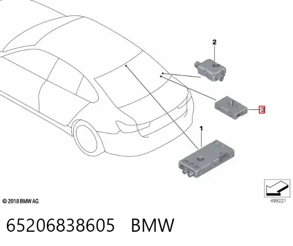  65206838605 BMW