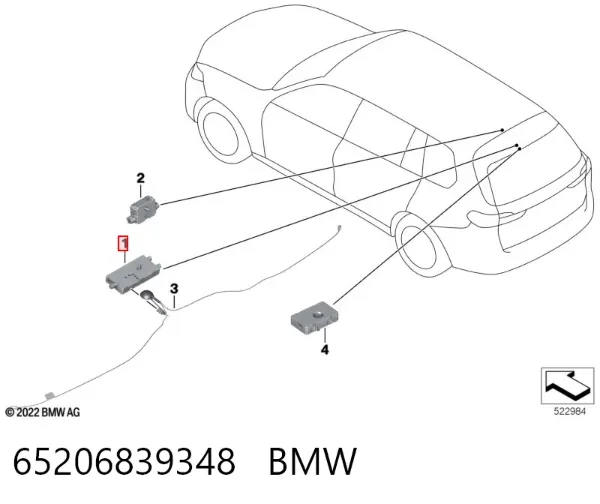  65206839348 BMW