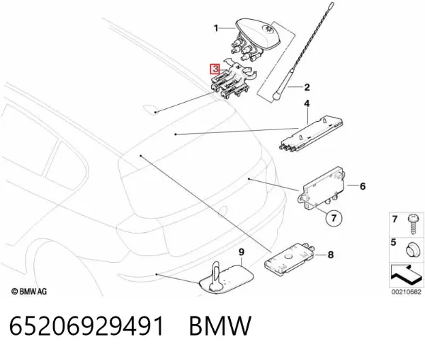  65206929491 BMW