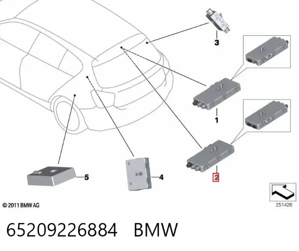  65209226884 BMW