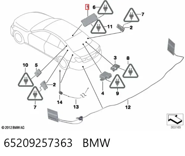  65209257363 BMW
