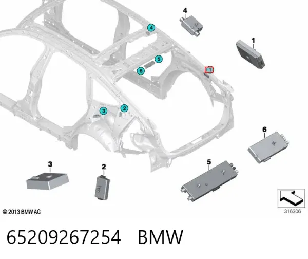 65209267254 BMW
