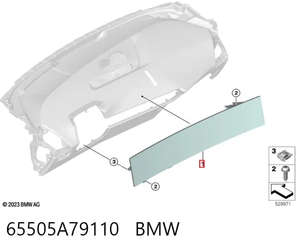 Дисплей багатофункціональний 65505A79110 BMW