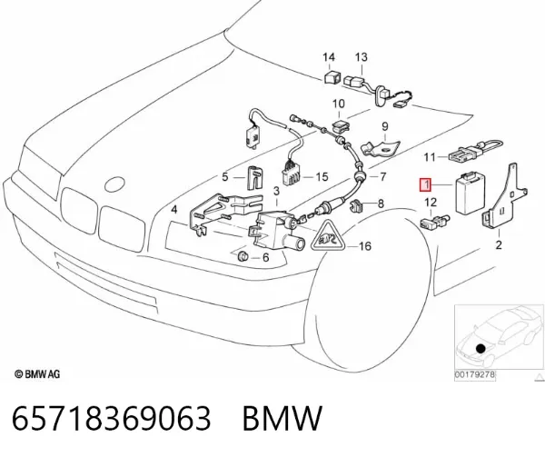  65718369063 BMW