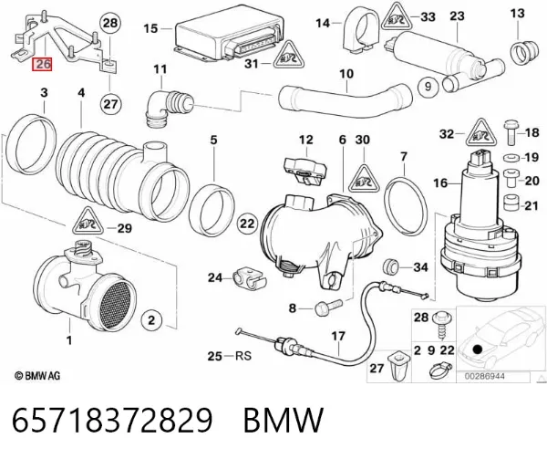  65718372829 BMW