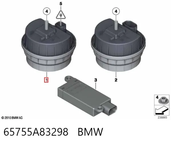 Звуковий дзвінок сигналізації 65755A83298 BMW