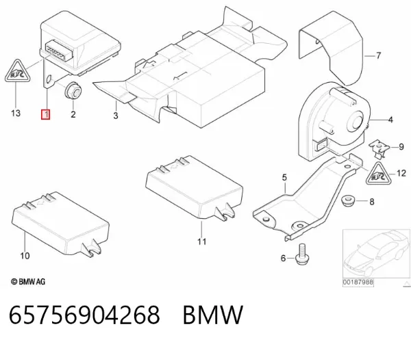 Датчик антикрену 65756904268 BMW