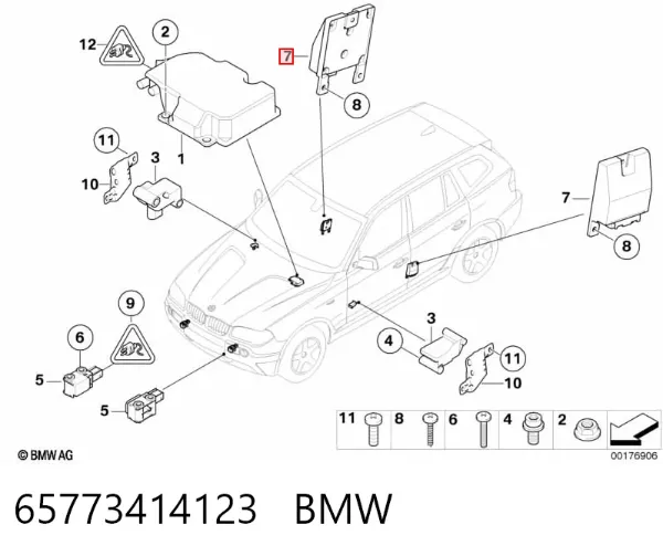 Датчик удару 65773414123 BMW