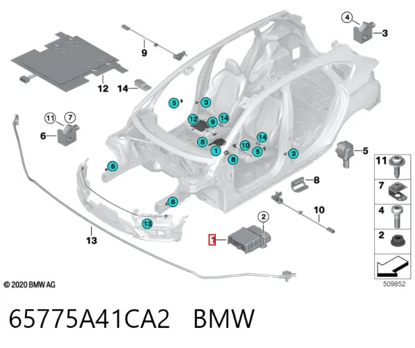  65775A41CA2 BMW
