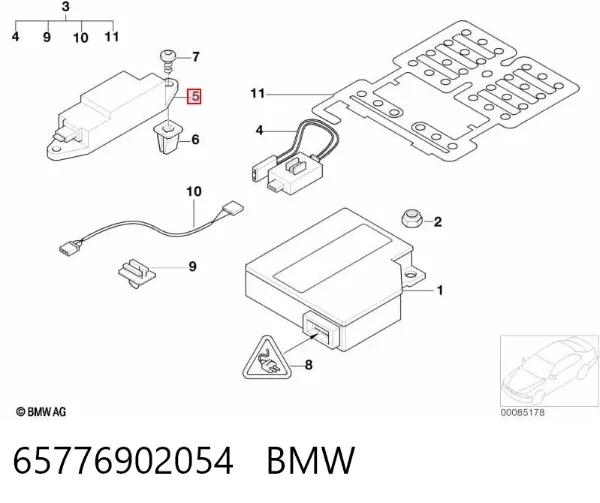 Датчик удару 65776902054 BMW
