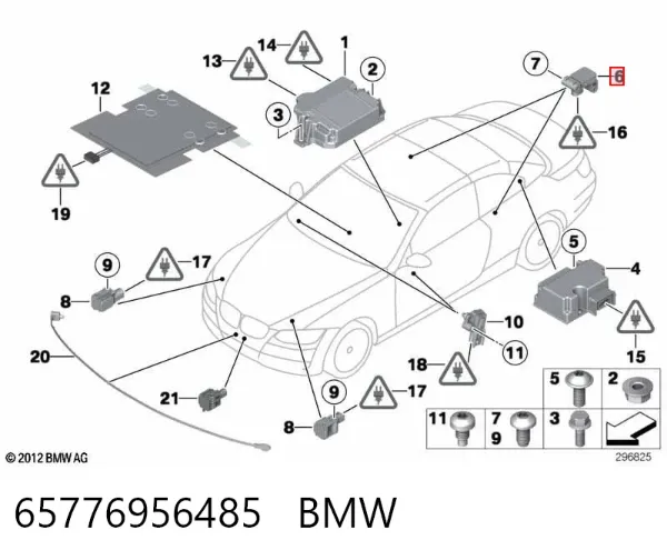 Датчик удару 65776956485 BMW