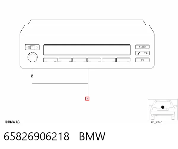  65826906218 BMW