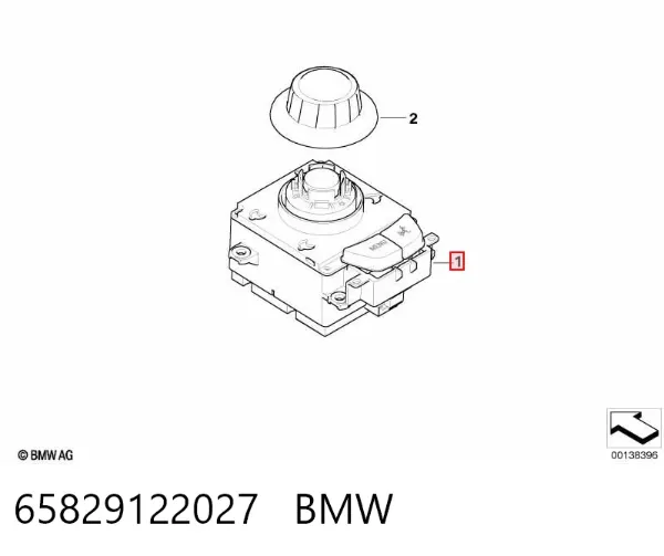 Модуль запалювання, комутатор 65829122027 BMW
