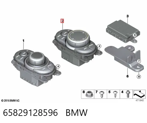  65829128596 BMW