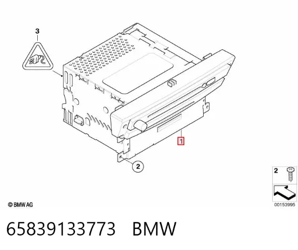 Магнітола 65839133773 BMW