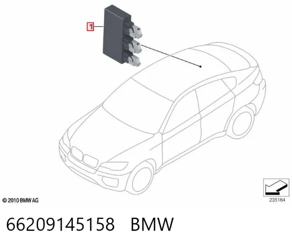 Модуль керування (ЕБУ) парктроніком 66209145158 BMW