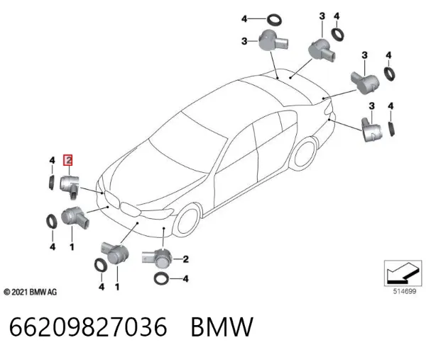  66209827036 BMW