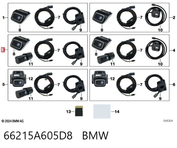 66215A605D8 BMW