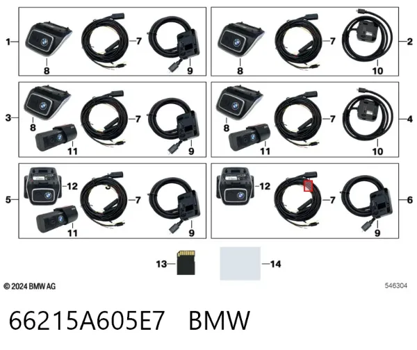  66215A605E7 BMW