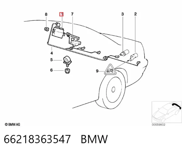  66218363547 BMW