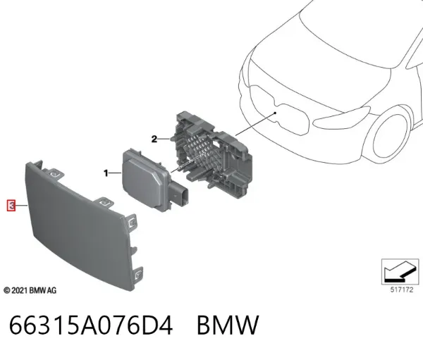  66315A076D4 BMW
