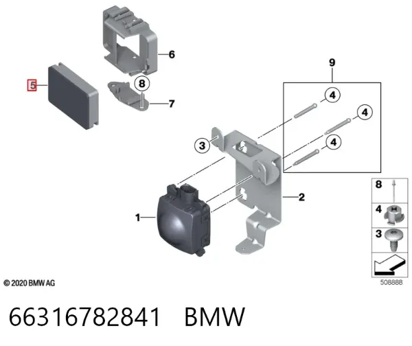  66316782841 BMW