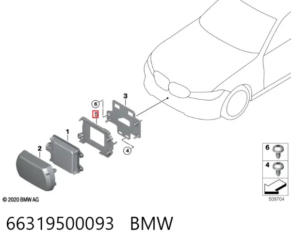  66319500093 BMW