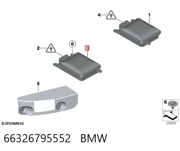  66326795552 BMW