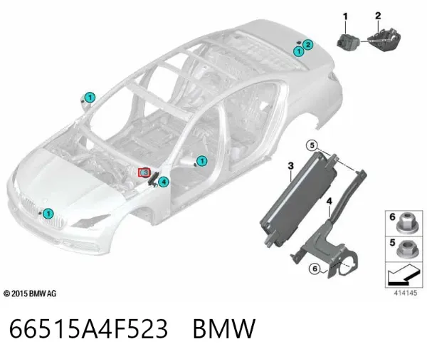  66515A4F523 BMW