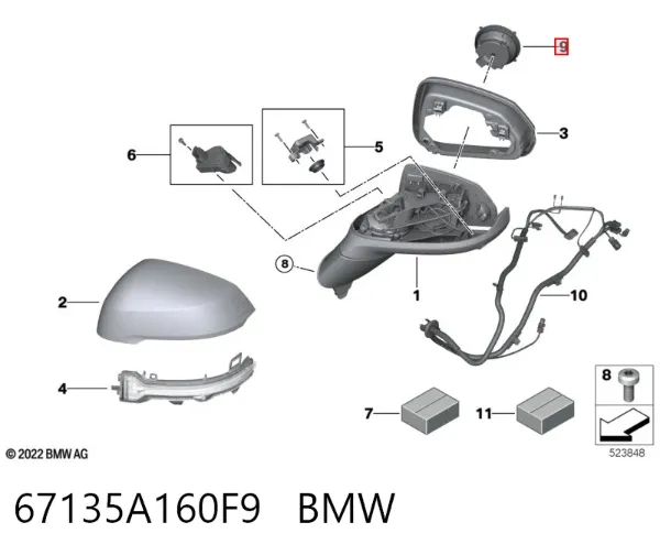 67135A160F9 BMW