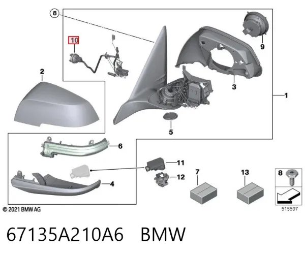  67135A210A6 BMW