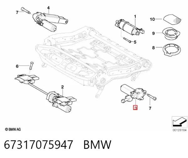 Задня права фара 67317075947 BMW