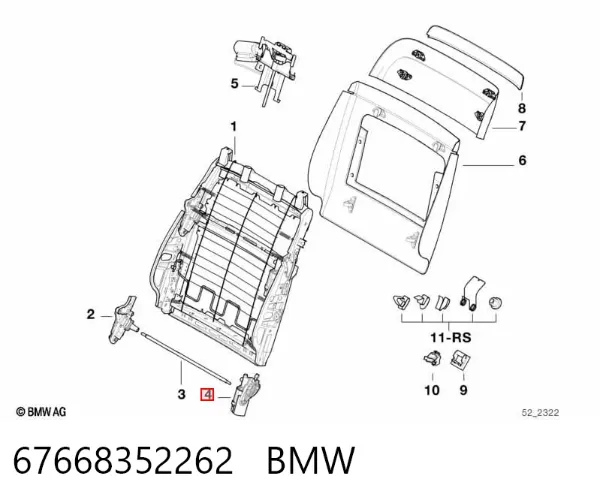  67668352262 BMW