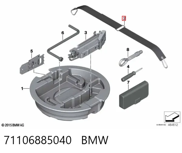  71106885040 BMW