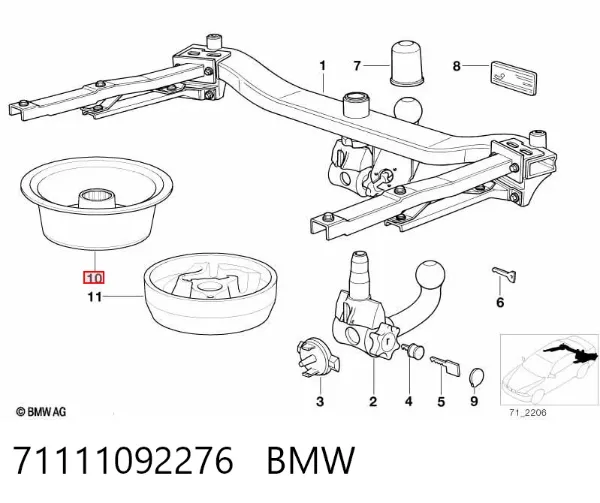  71111092276 BMW