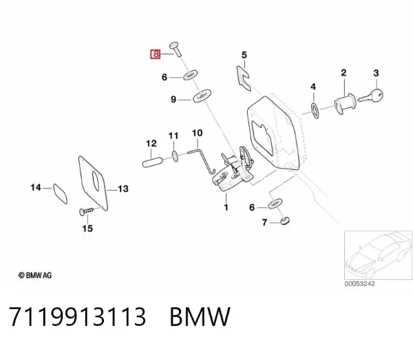 Болт ГБЦ 7119913113 BMW