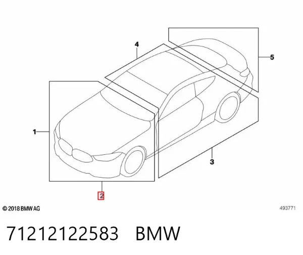  71212122583 BMW