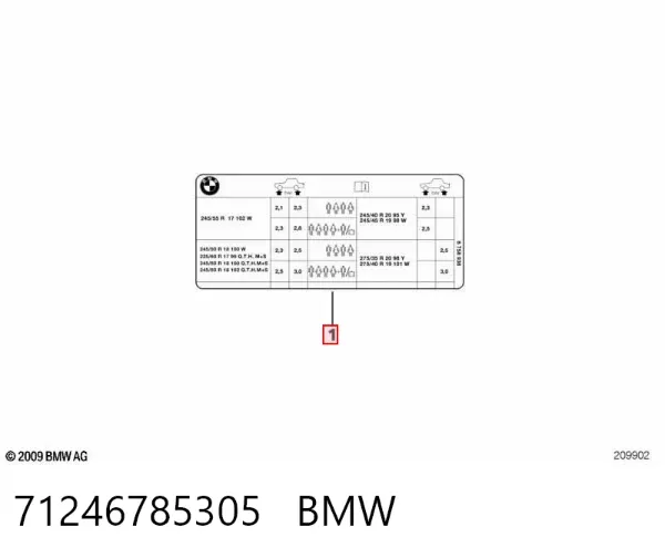  71246785305 BMW