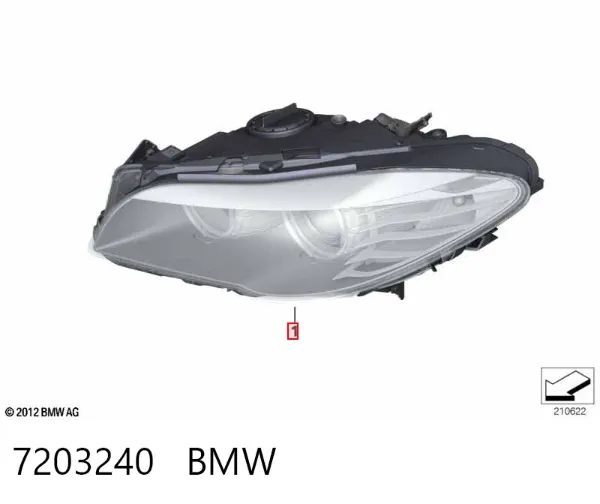 Фара права 7203240 BMW