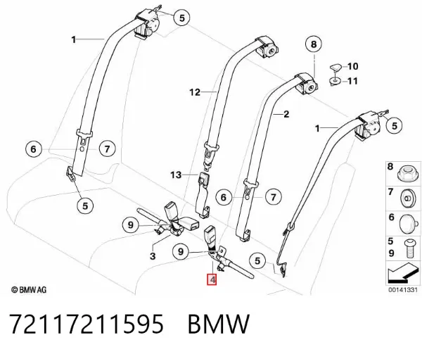  72117211595 BMW