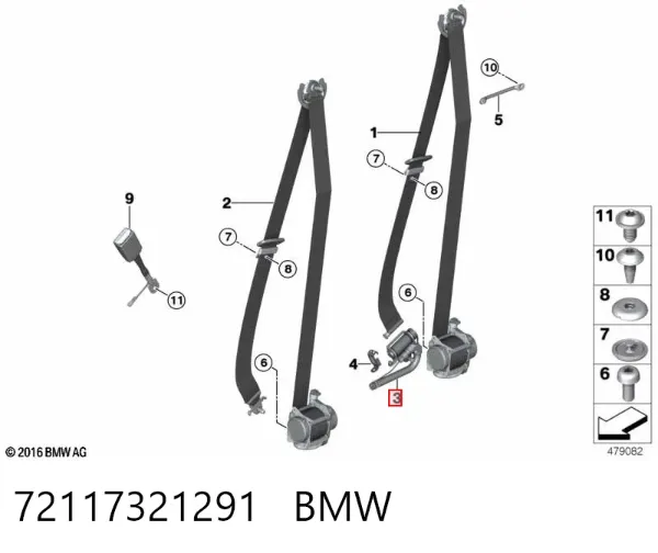  72117321291 BMW