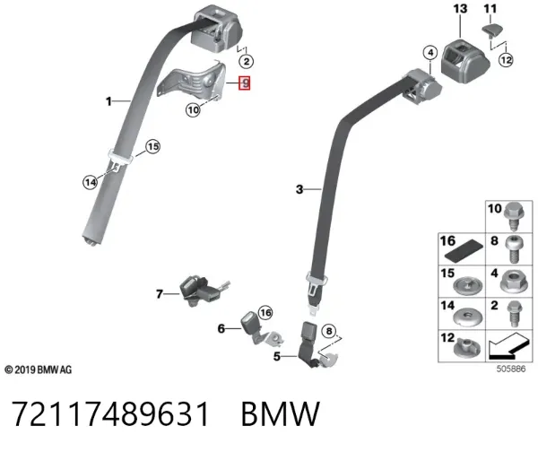  72117489631 BMW