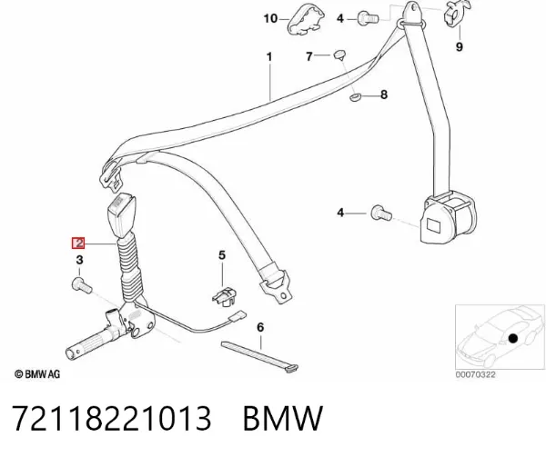  72118221013 BMW