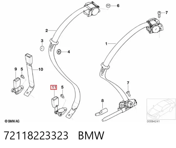  72118223323 BMW
