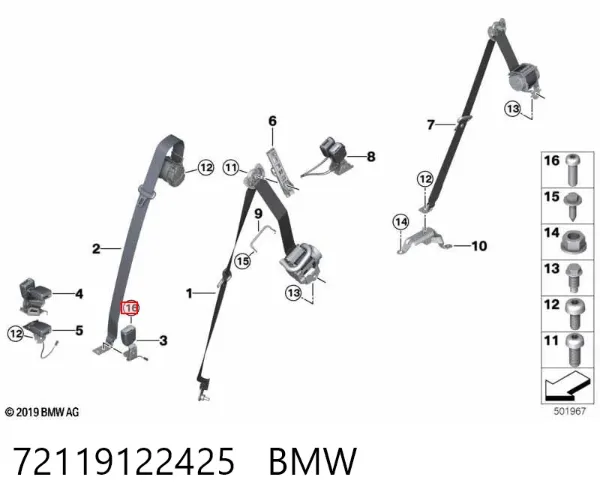  72119122425 BMW