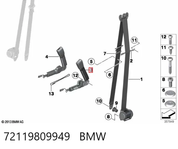  72119809949 BMW