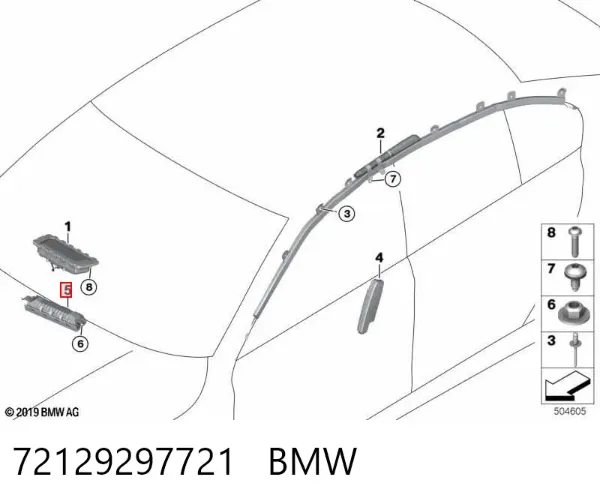  72129297721 BMW