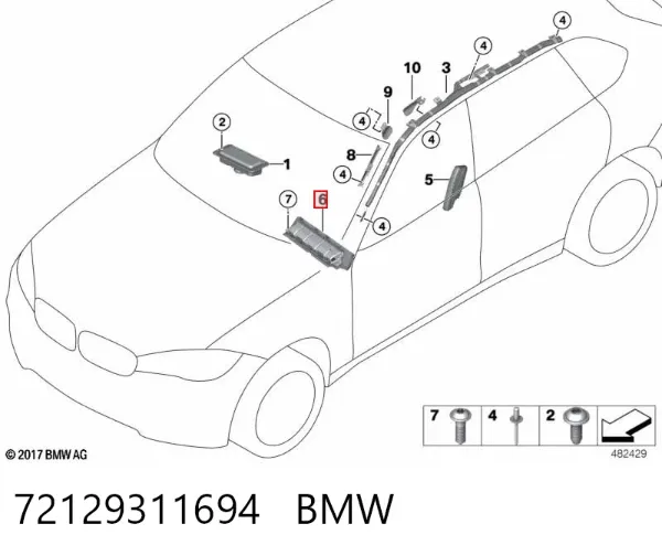  72129311694 BMW